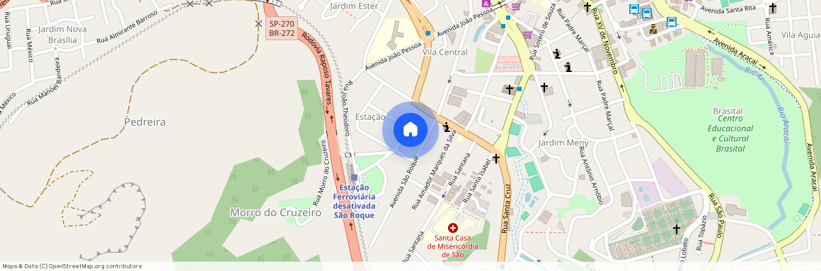 Rua Engenheiro Gáspar Ricardo, 15, Estação, São Roque, São Paulo, 18131020