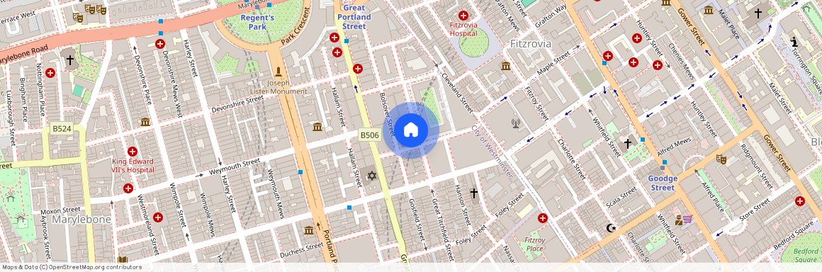 Holcroft Court, Fitzrovia W1W