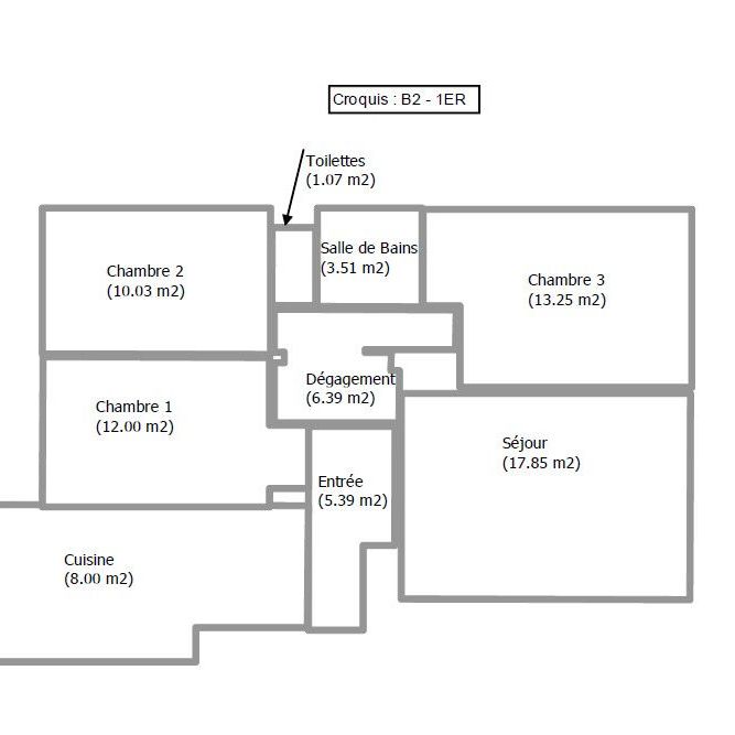 Location appartement 4 pièces, 77.49m², Champigny-sur-Marne - Photo 1