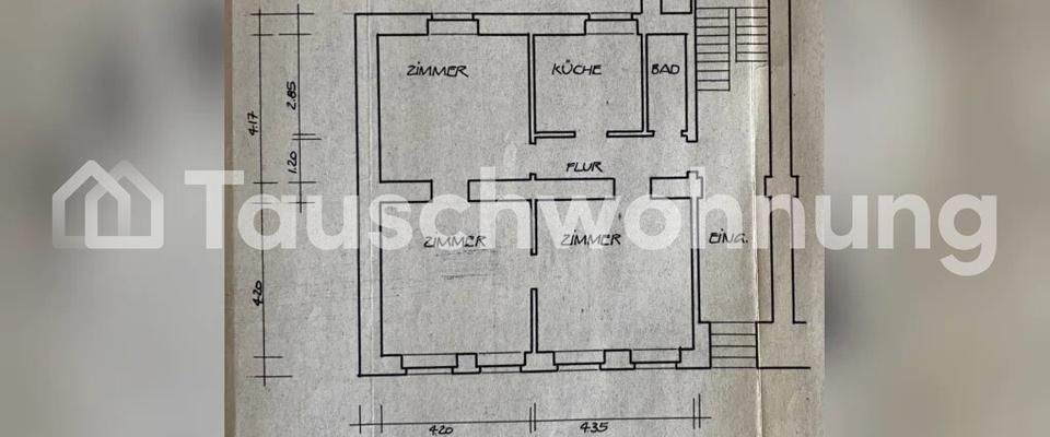 TAUSCHWOHNUNG Günstige Altbauwohnung in Benrath EG ca. 72 - Photo 1