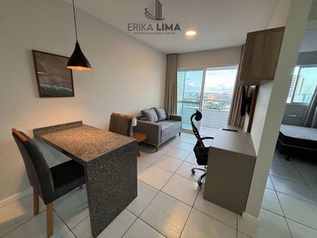 Apartamento de 1 Quarto Mobiliado Próximo a Católica Para Alugar, Lazer Completo, 01 Vaga - Photo 3