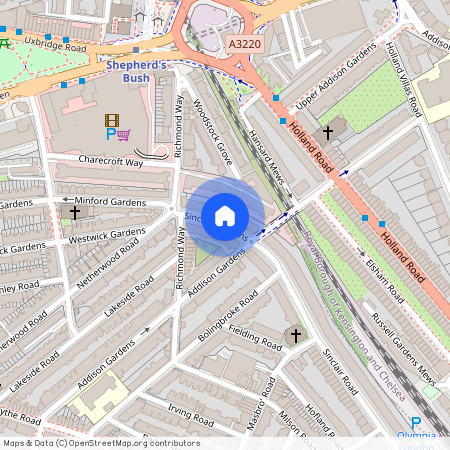 Sinclair Gardens, Brook Green, Hammersmith, W14