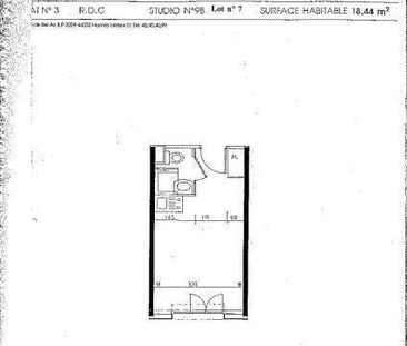 Location appartement t1 18 m² à Nantes (44000) Centre ville-Centre ... - Photo 3