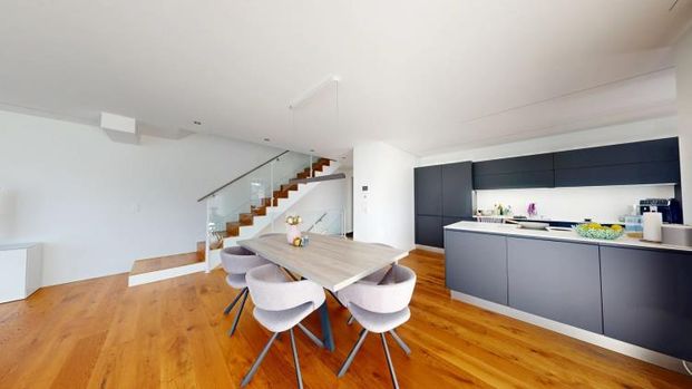 Modernes 5.5-Zimmer-Doppeleinfamilienhaus - Photo 1
