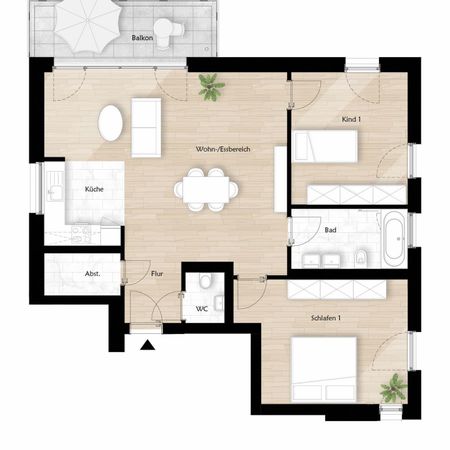 mit Aufzug, Einbauküche und Tiefgaragenstellplatz - Foto 4