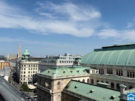 Exklusive Dachgeschoßwohnung mit Blick auf die Wiener Staatsoper! - Foto 3