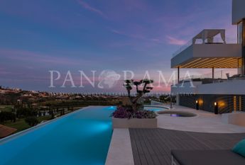 Incredible villa with sea and Golf course views