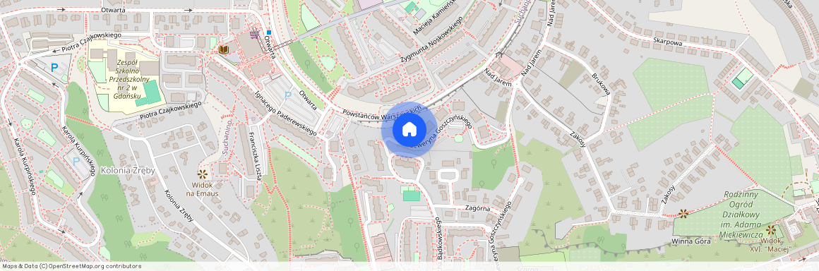 ul. Seweryna Goszczyńskiego, Siedlce, Gdańsk, pomorskie