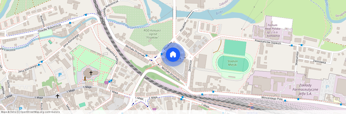 ul. Świętojańska, Śródmieście, Jelenia Góra, dolnośląskie