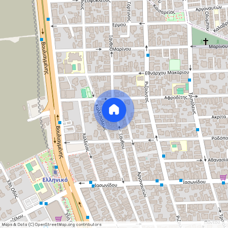 Ξάνθου 29, 167 77, Ελληνικό (167 77), Σούρμενα (Ελληνικό)