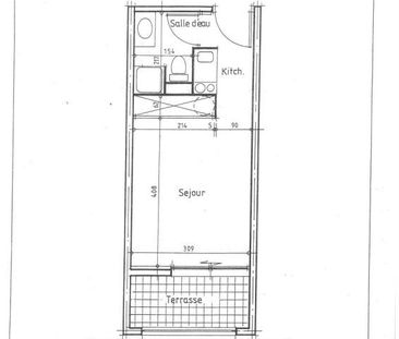 Studio 22m², kitchenette équipée, balcon sécurisé. - Photo 5
