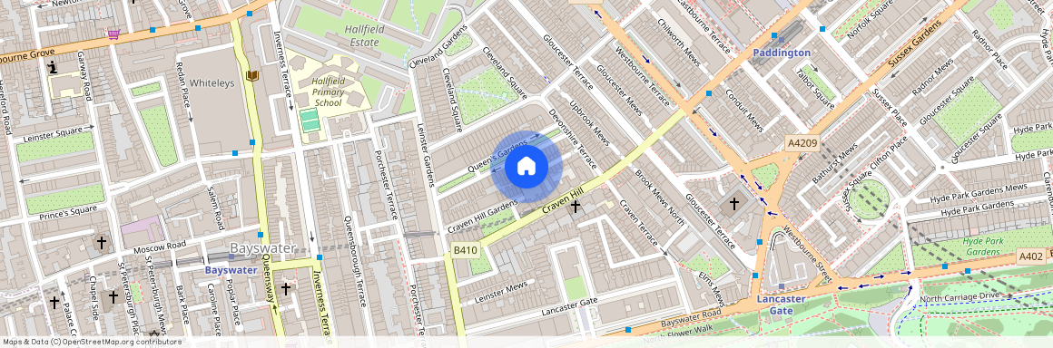 Queens Gardens, Bayswater, W2