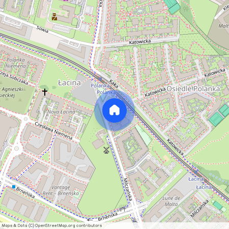 ul. Milczańska, Łacina, Nowe Miasto, Poznań, wielkopolskie