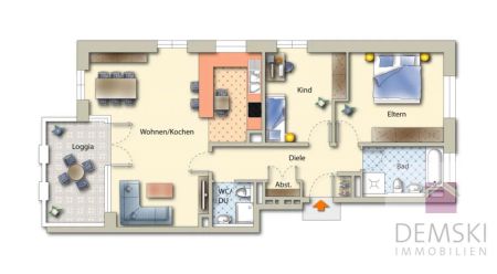 5751: Langenfeld (Rheinland)! Moderne 3-Zimmerwohnung in bevorzugter Lage! - Foto 4