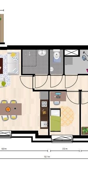 Appartement te huur: Vestgraaf 15 5271 BG Sint-Michielsgestel - Photo 1