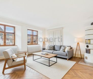 Beautiful, historic 3.5-room apartment in Zunzgen, modern with high... - Photo 2
