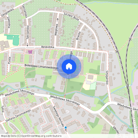 ul. Piotra Niedurnego, Sośnica, Gliwice, śląskie