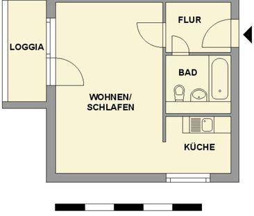 1-Raum-Wohnung - Photo 5