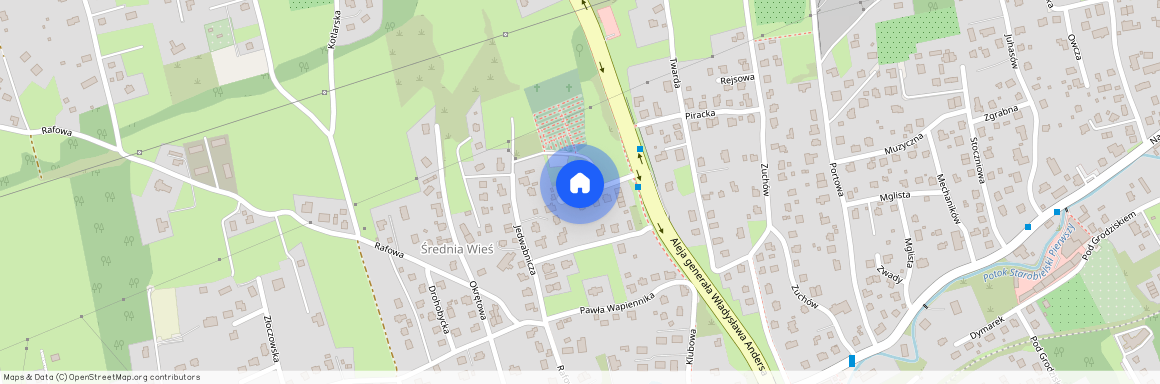 ul. ks. Bronisława Jakubowskiego, Stare Bielsko, Bielsko-Biała, śląskie