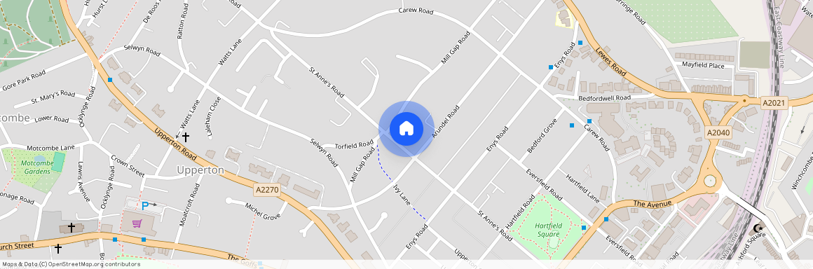 St Annes Road, Upperton, Eastbourne, BN21