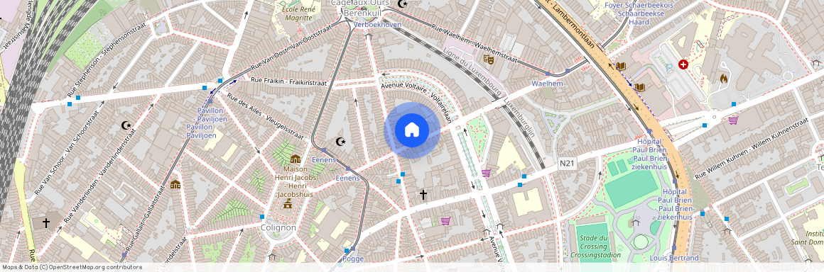 Rue Général Eenens, 62, 1030, Schaerbeek