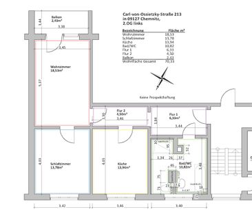 Aufzug / Balkon / Praktischer Grundriss - Foto 1