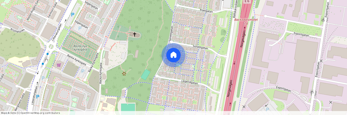 Legendgatan, Hisings Backa