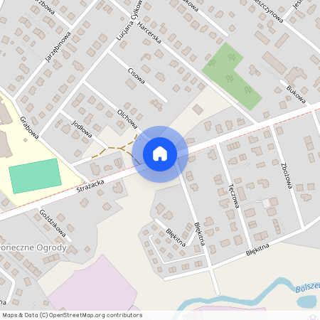 ul. Strażacka, Bolszewo, Wejherowo, wejherowski, pomorskie