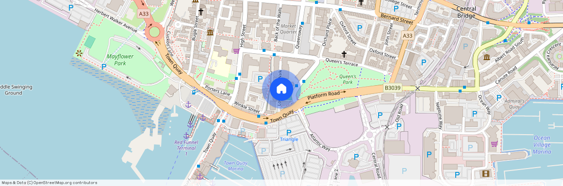 Lower Canal Walk, Southampton, Hampshire, SO14