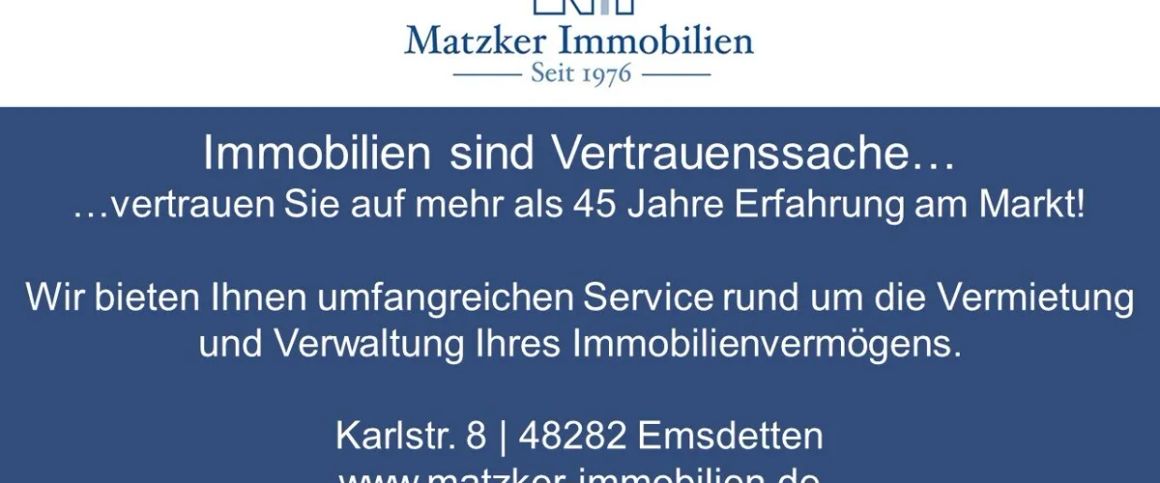 Wohnung zur Miete in Emsdetten WBS notwendig! 3-Zimmer-Pentousewohnung - Foto 1