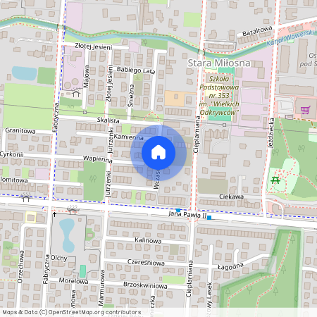 ul. Wczasowa, Stara Miłosna, Wesoła, Warszawa, mazowieckie