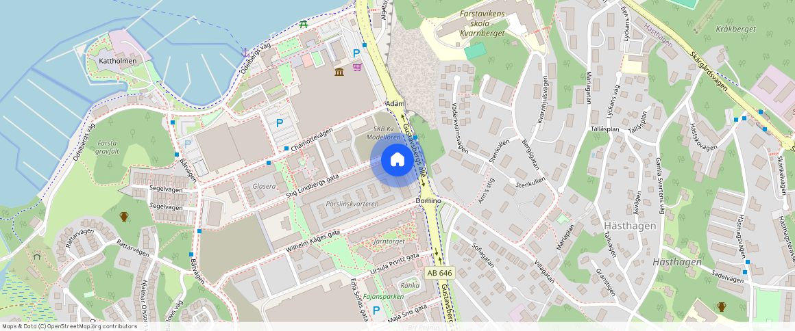 Charlottendal, Värmdö, Gustavsberg, Stockholm, Stig Lindbergs gata 5