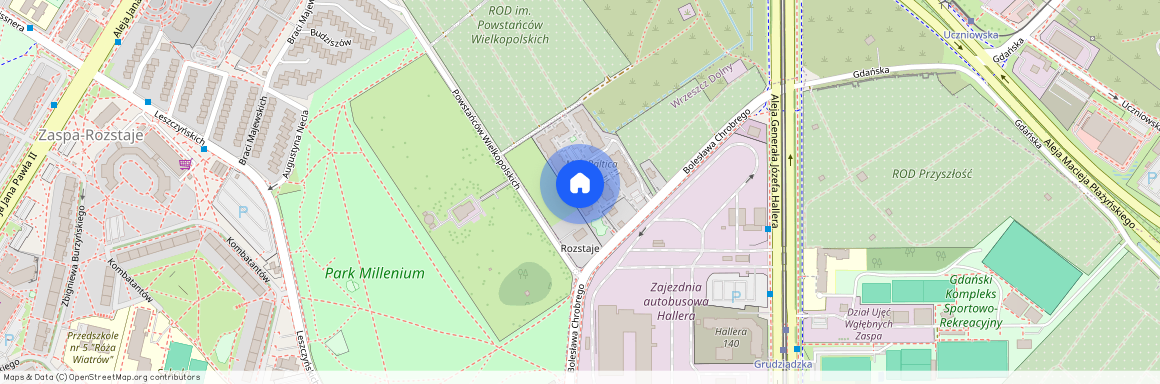 ul. Bolesława Chrobrego, Wrzeszcz Dolny, Gdańsk, pomorskie