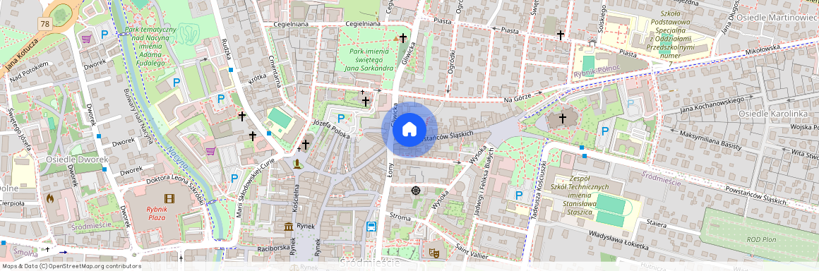 Śródmieście, Rybnik, śląskie