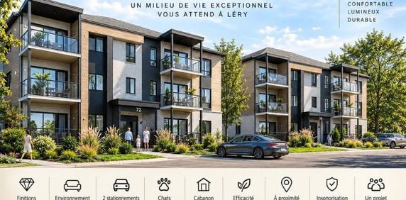 🏡 LOGEMENTS NEUFS HAUT DE GAMME À LOUER – 3 ½, 4 ½ et 5 ½ - Photo 2