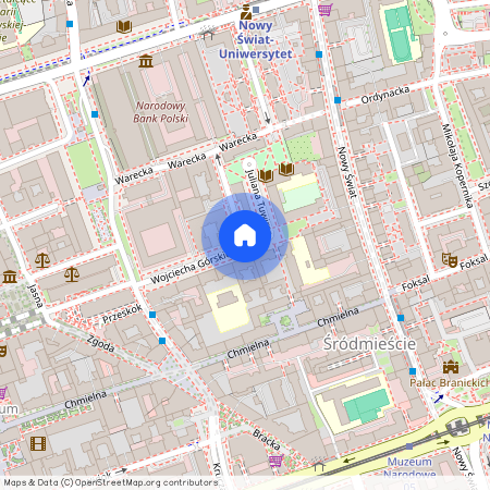 ul. Wojciecha Górskiego, Śródmieście Północne, Śródmieście, Warszawa, mazowieckie