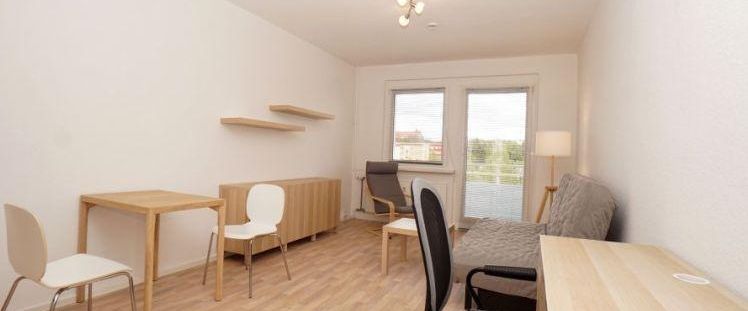 Möbliertes 1-Raum-Apartment mit Balkon in Plauen - Photo 1