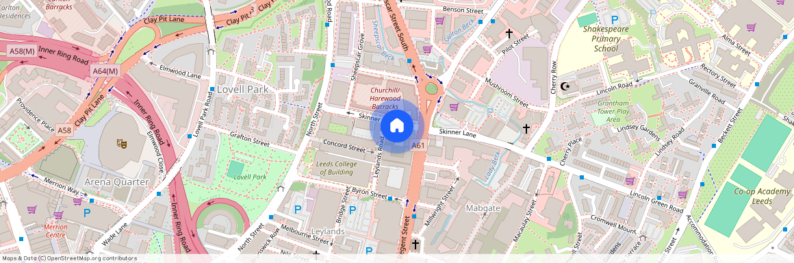 Skinner Lane, Leeds, West Yorkshire, LS7