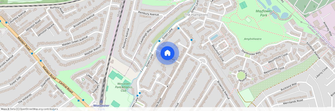 Lincoln Road, Worcester Park, Surrey, KT4