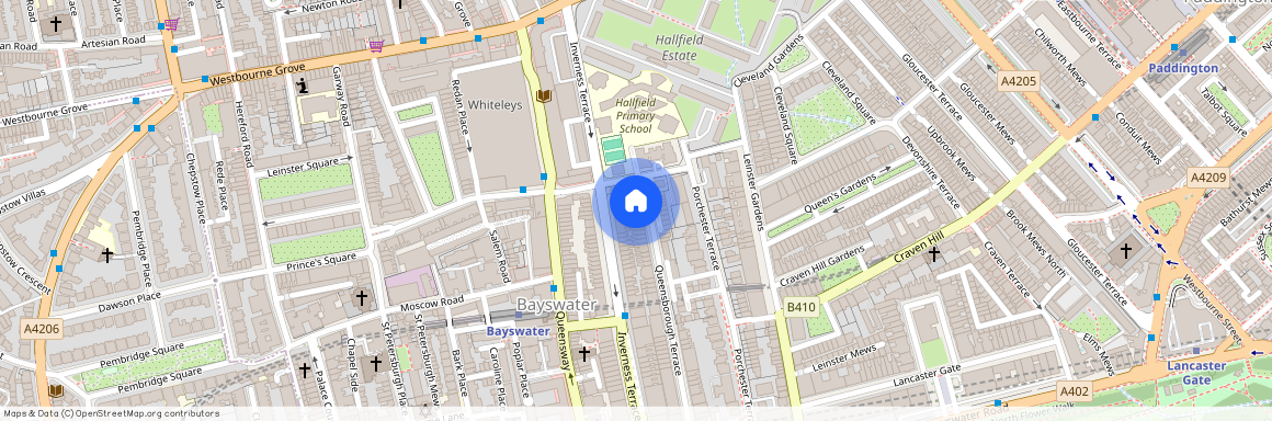 Queensway Terrace, Queensway, Bayswater W2