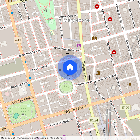 Spanish Place, Marylebone, London, W1U