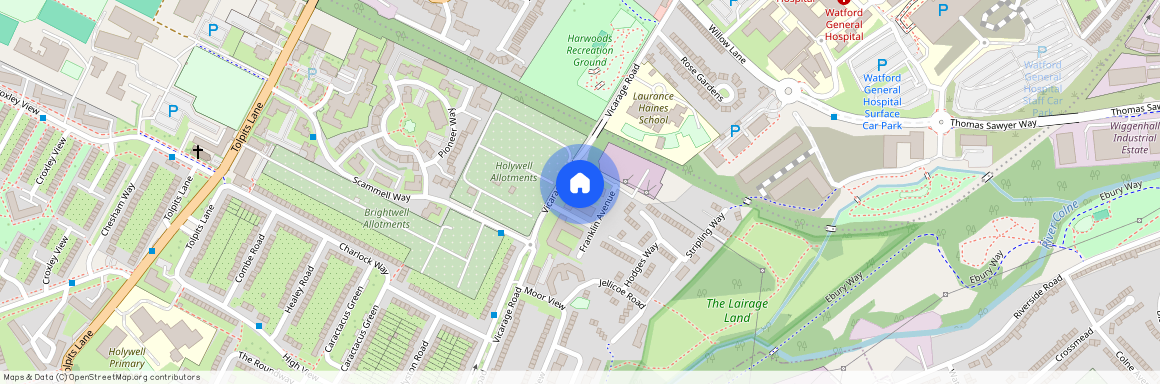 Close To Watford Hospital