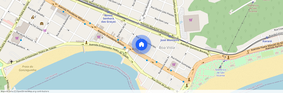 Rua Gonçalo Monteiro, Centro, São Vicente
