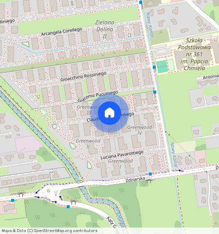 Warszawa Białołęka, Claudia Monteverdiego