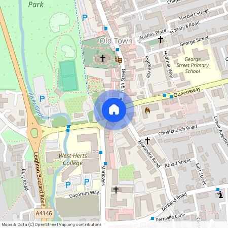 Queensway, Old Town, Hemel Hempstead, Hertfordshire, HP1