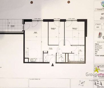 Appartement récent - 3 pièces - avec terrasse et parking en sous sol - Photo 6