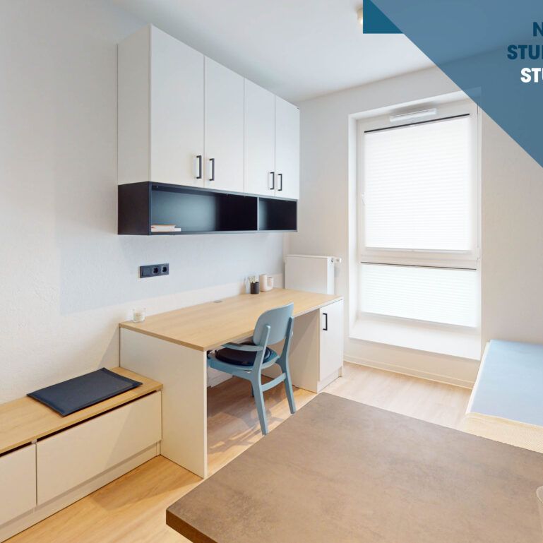 Smartes 1-Zimmer-Apartment für Studierende im Quartillion Wiesbaden - Foto 1