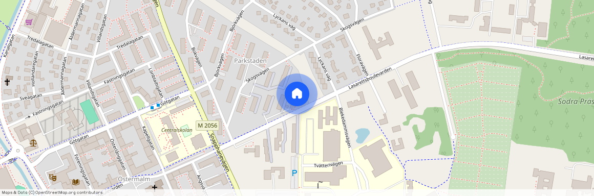 Kristianstad, Skåne, Lasarettsboulevarden 23 B