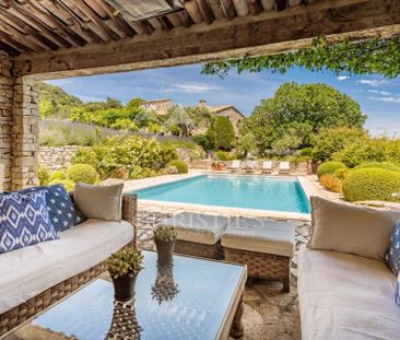 Gordes - Belle maison de vacances avec piscine chauffée et vue exce... - Photo 6
