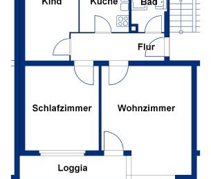 3-Zimmer-Wohnung für junge Leute im Wohltberg - Photo 1